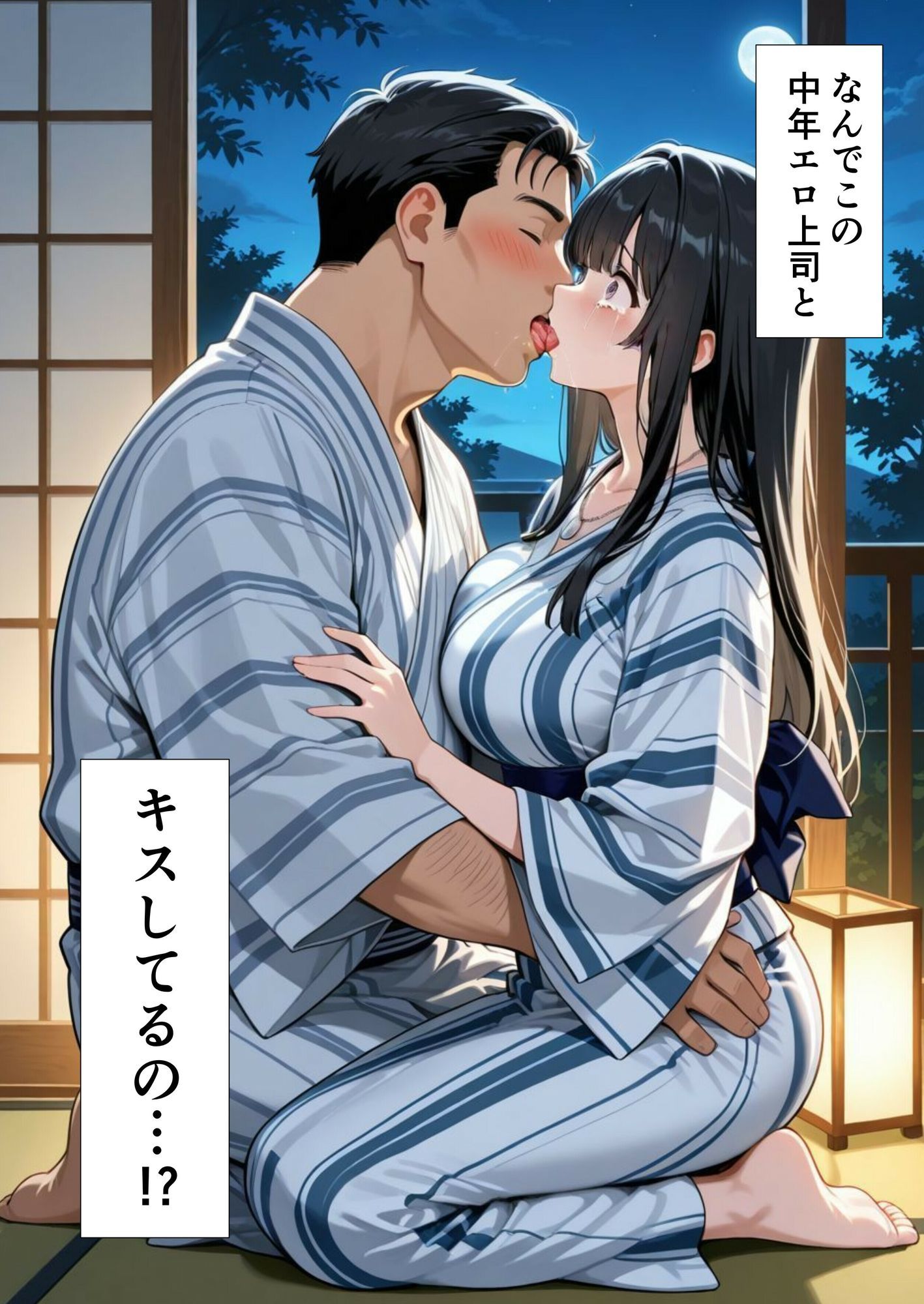 彼氏との誕生日デートで初夜を迎えるはずが…中年上司との出張相部屋で寝取られた話。 サンプル画像2