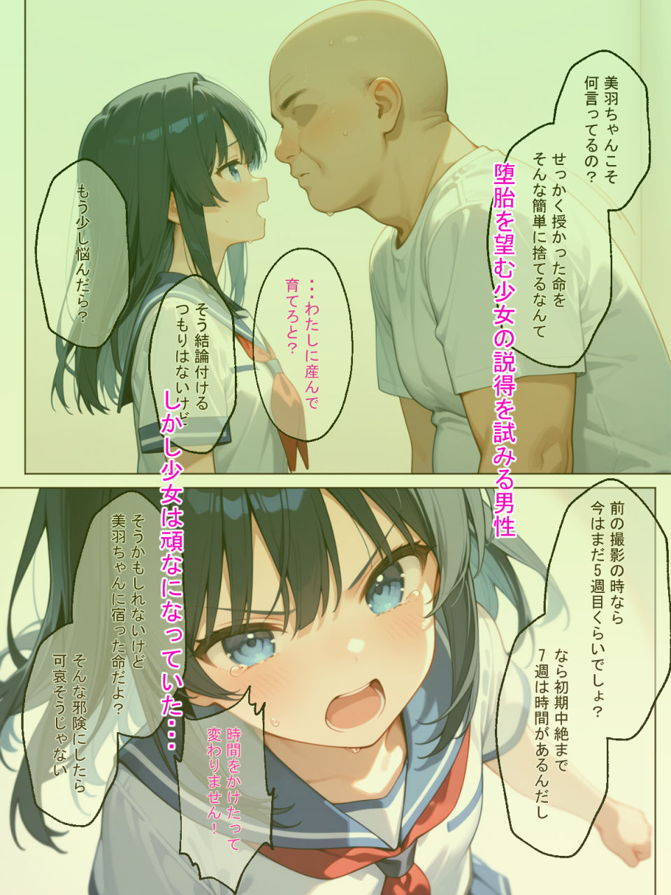 彼氏に内緒で援交した少女が孕んでいたので遠慮なく中出しセックスを楽しんでみた！！ サンプル画像5