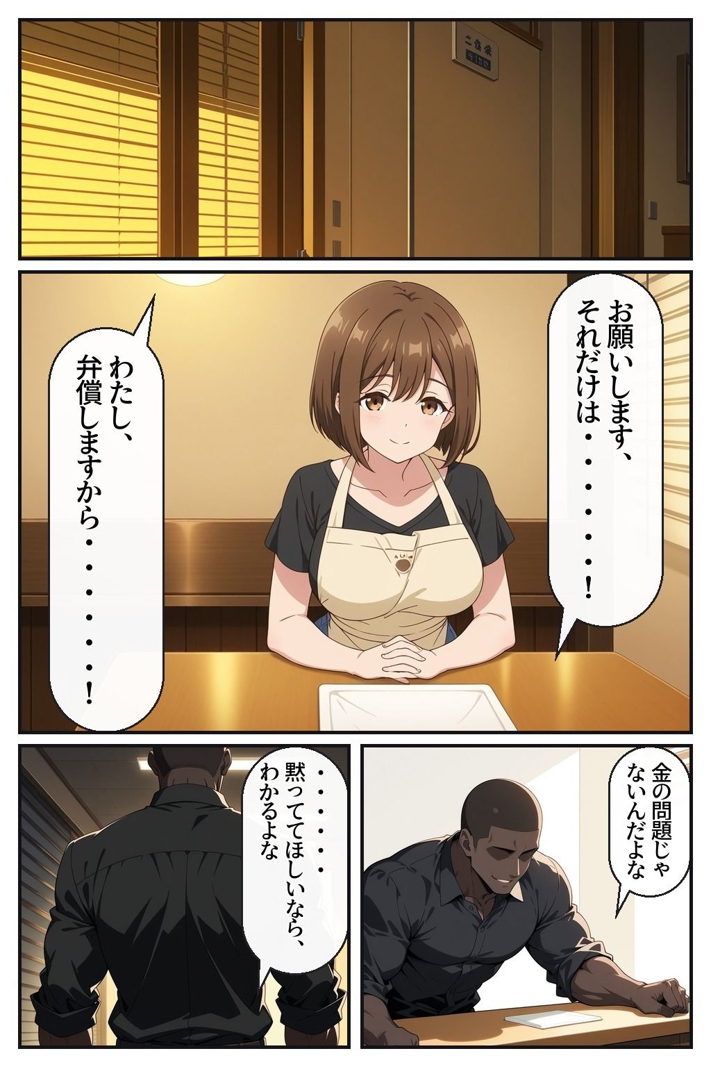 彼氏持ちの女子大生、バイト先の店長に閉店後のカフェで堕とされる サンプル画像9
