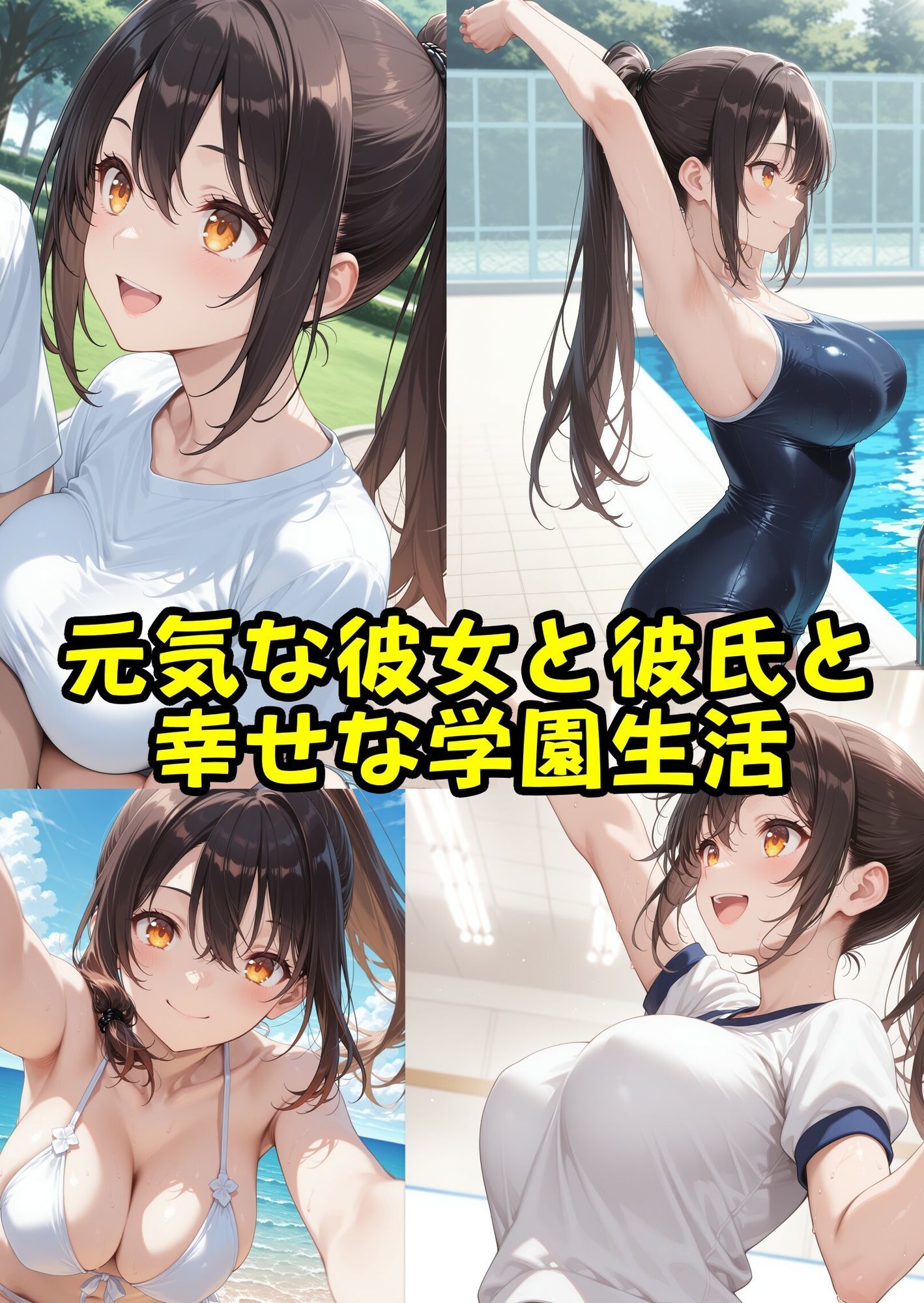 彼氏持ち茶髪体育彼女が堕ちるまで サンプル画像1