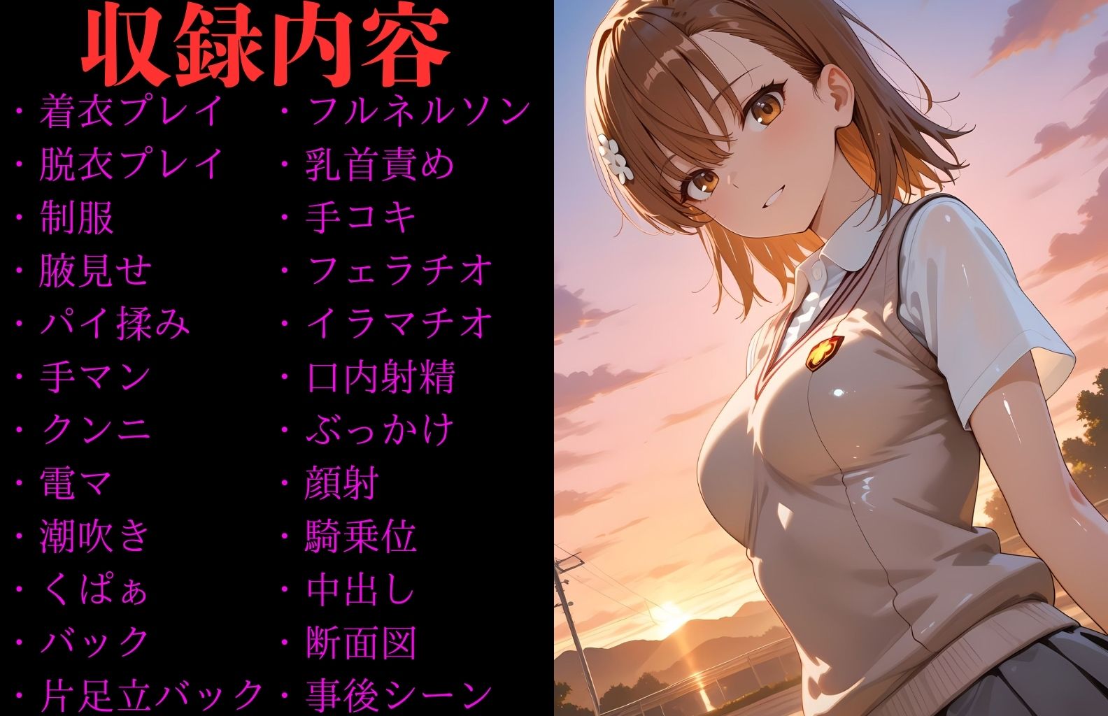御〇美琴 ヒロイン寝取られ集 サンプル画像1