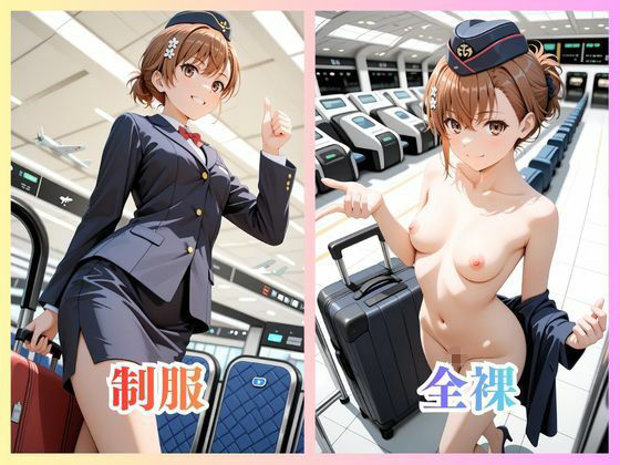 御〇美琴さん 空港での本当の姿！ サンプル画像1
