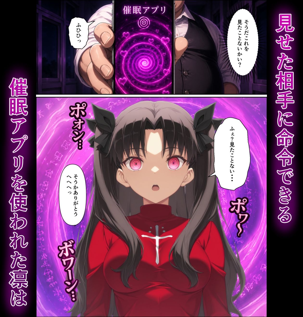 快楽催●アプリ「遠坂凛編」 サンプル画像1