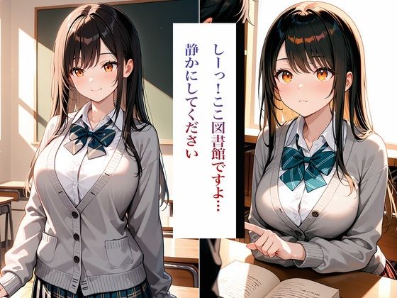 快楽落ち〜図書室で注意された腹いせに逆恨み種付けプレス サンプル画像2