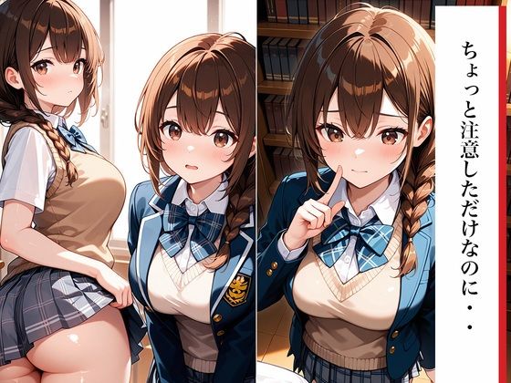 快楽落ち〜図書室で注意された腹いせに逆恨み種付けプレス サンプル画像3