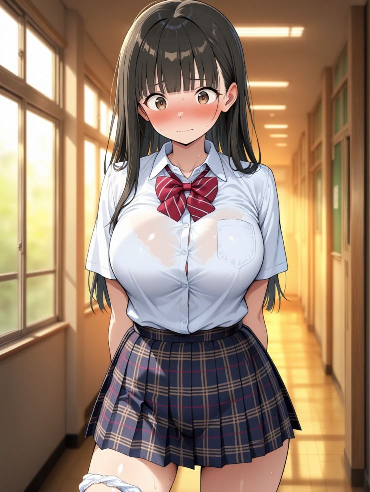 性処理爆乳女子校生に種付け サンプル画像1