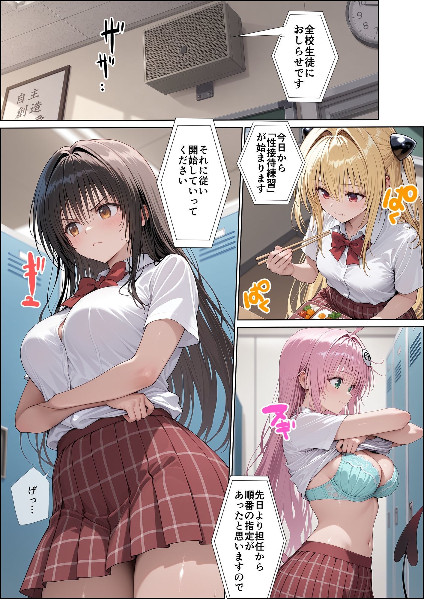 性接待実習〜先生がヤりたいだけなんていやそんなわけ〜【To Lo〇eる】 サンプル画像1