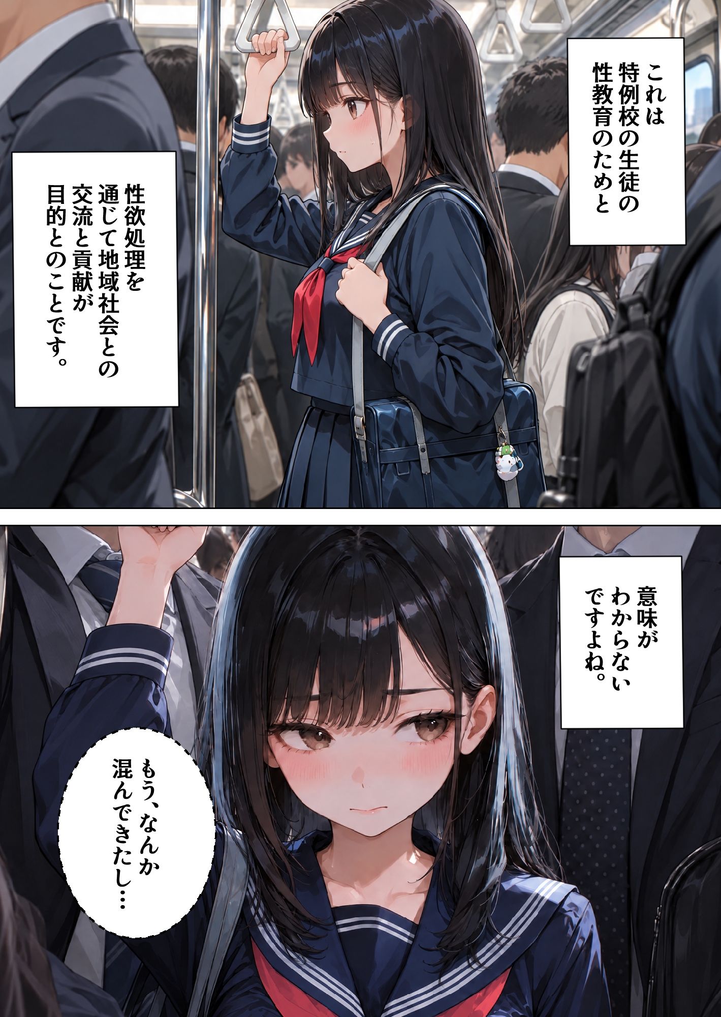 性教育学園X やりまくり！痴●専用車両編3 vol.64【セリフ入有】 サンプル画像3