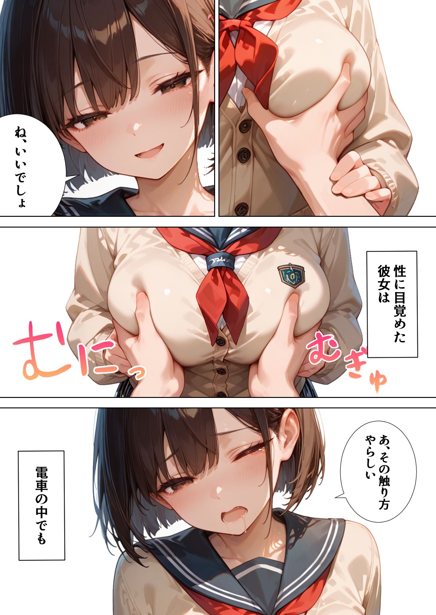 性教育学園X やりまくり！発情彼女1 vol.53【セリフ入有】 サンプル画像3