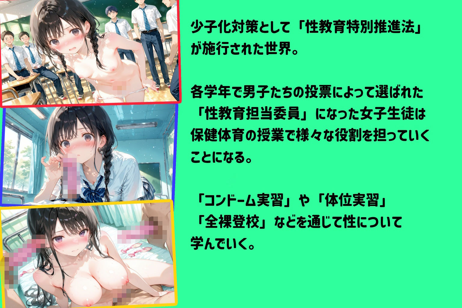 性教育特別推進法が施行された世界 サンプル画像1