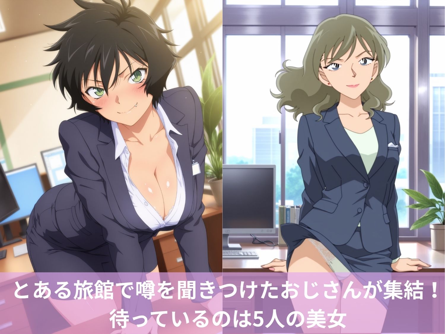 性欲へとバグった娘とハーレム旅館（名探偵コ●ン編III） サンプル画像1