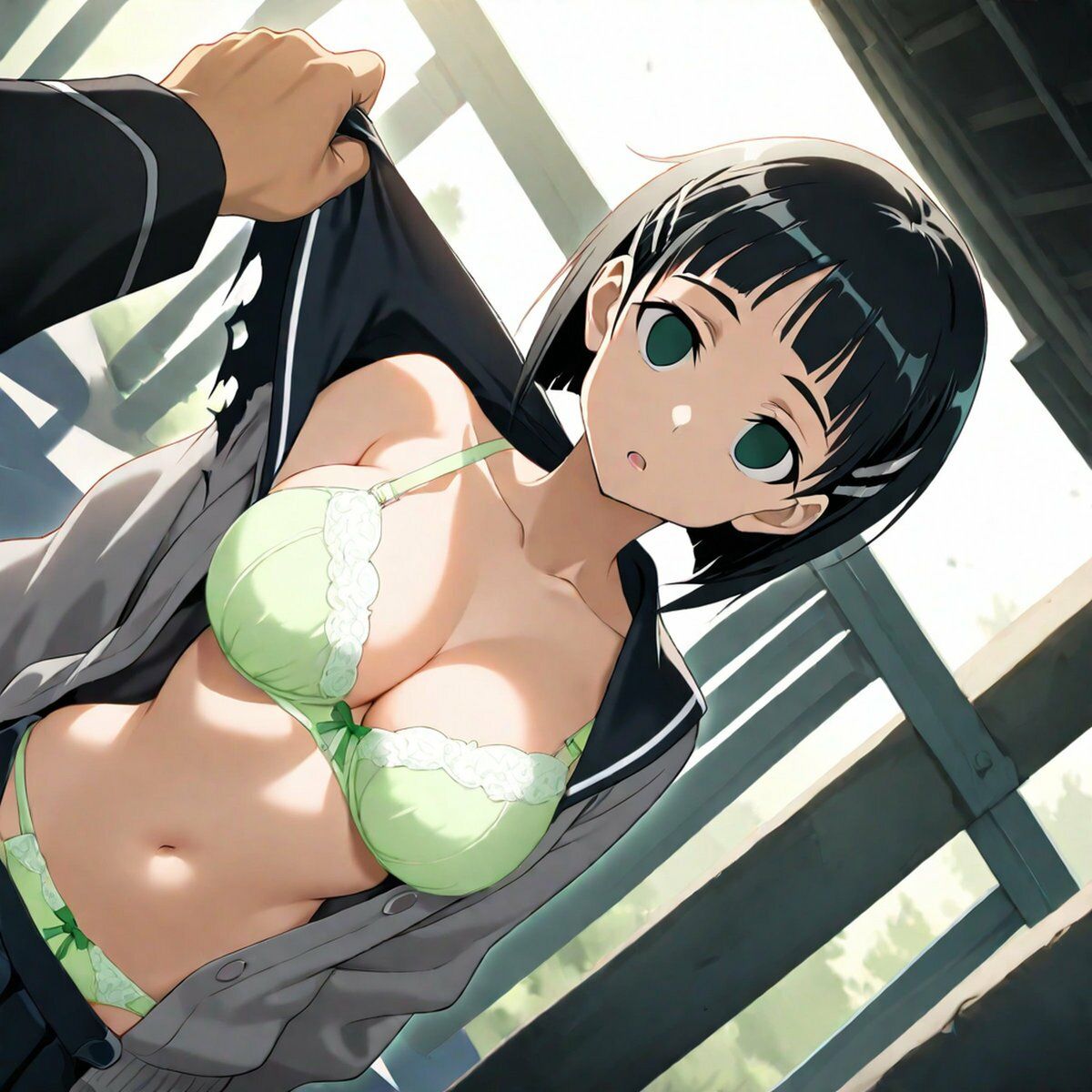性欲処理用娘の直葉ちゃん サンプル画像2