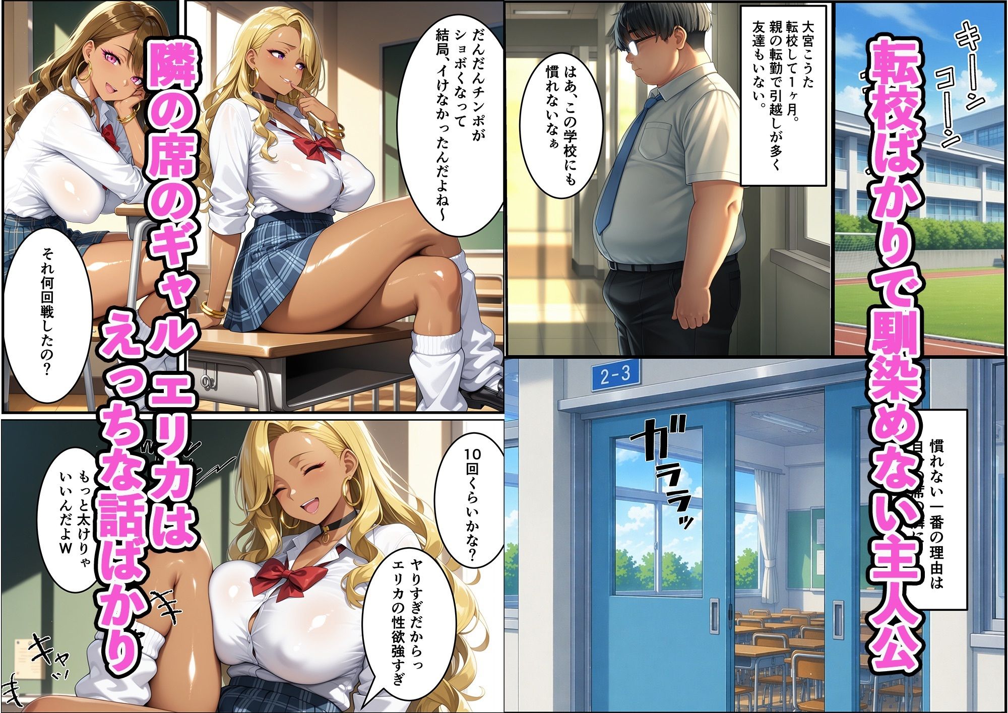 性欲強すぎるビッチなギャルが陰キャオタクに完堕ちする話 サンプル画像2