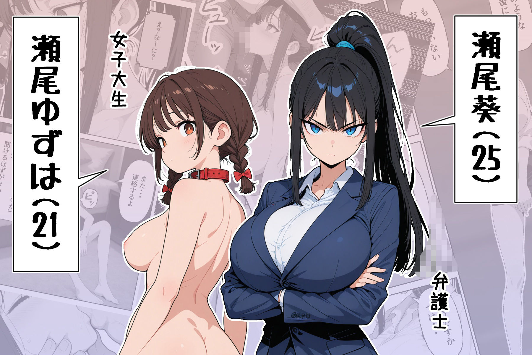 性犯罪者と戦う女弁護士 自分がハメられてメス堕ち人生終了 サンプル画像1