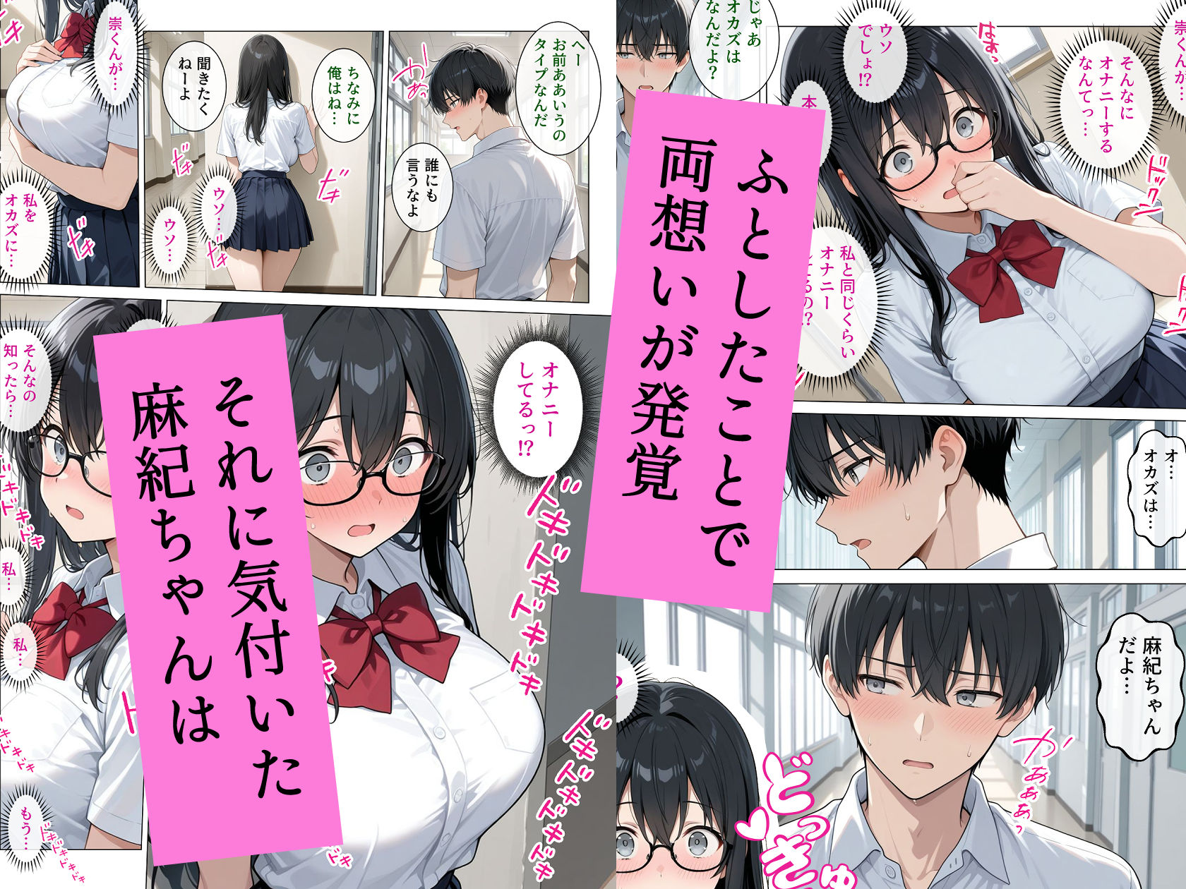 恋愛漫画みたいに互いを意識してたら両想いと分かって性欲全開発情セックス サンプル画像5