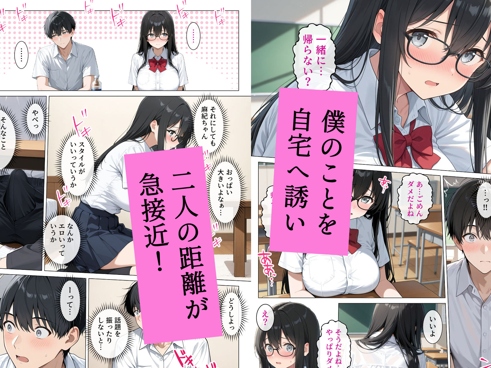 恋愛漫画みたいに互いを意識してたら両想いと分かって性欲全開発情セックス サンプル画像6