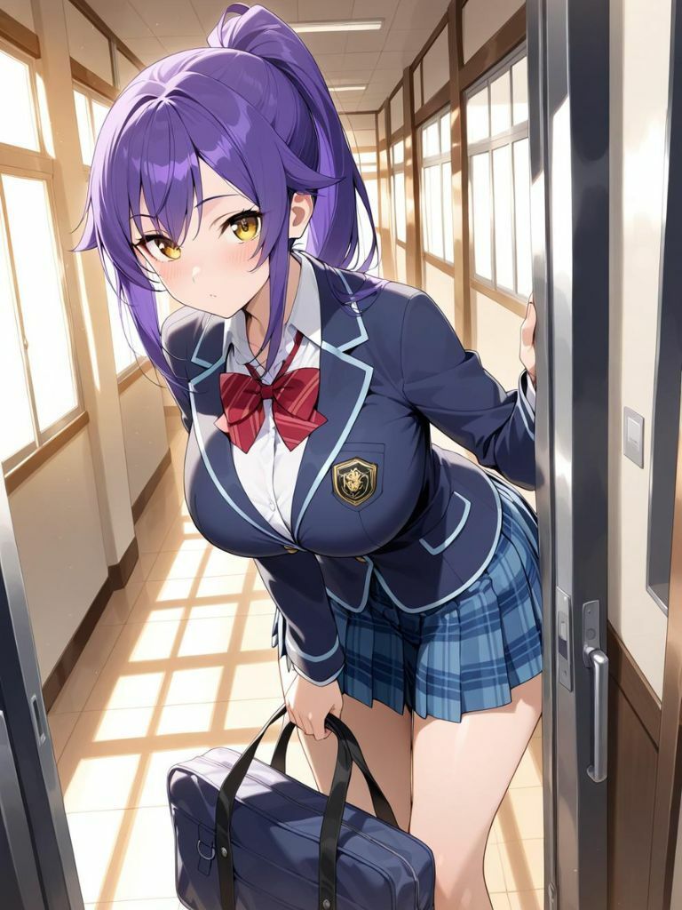 恥じらい巨乳ギャルの淫らな放課後 サンプル画像1
