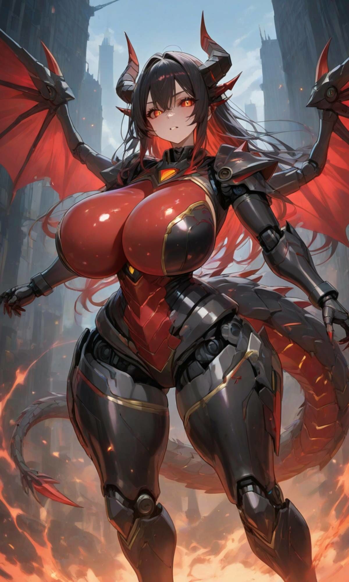悪の人外爆乳女幹部 輪〇 FEMALE CYBORG MAGAZINE Vol.6 サンプル画像1