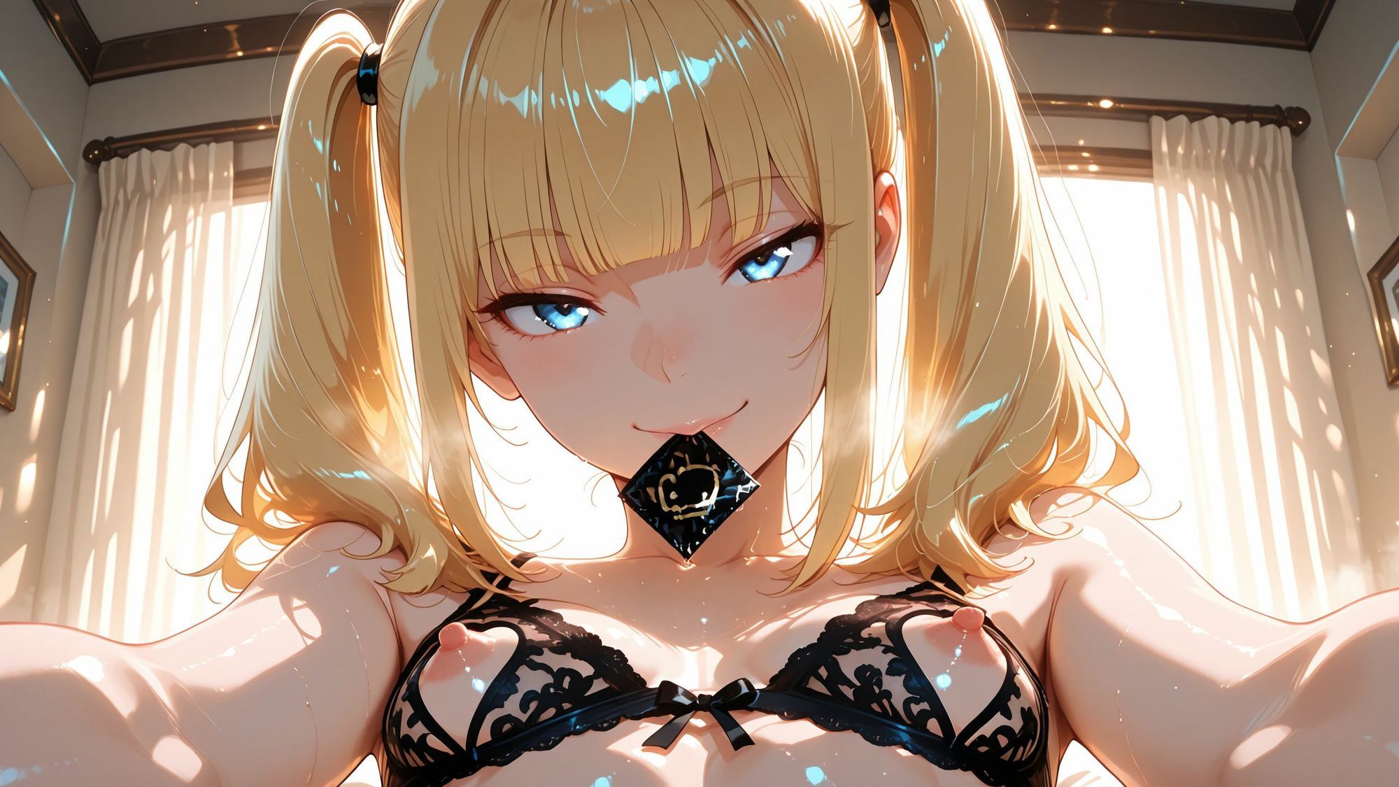 悪堕ち魔法少女・黒誕 〜人違いで捕まったヒロインが洗脳バイザーと快楽調教で黒ラバーの忠犬に生まれ変わるまで〜 サンプル画像4