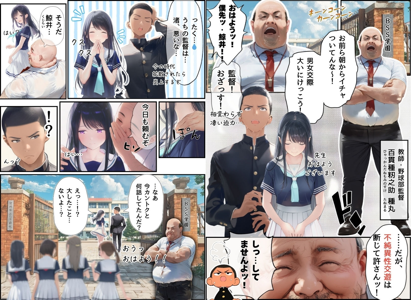 想いを寄せていた幼馴染みが中年メタボ教師（BMI40）と肉体関係だった件 サンプル画像3