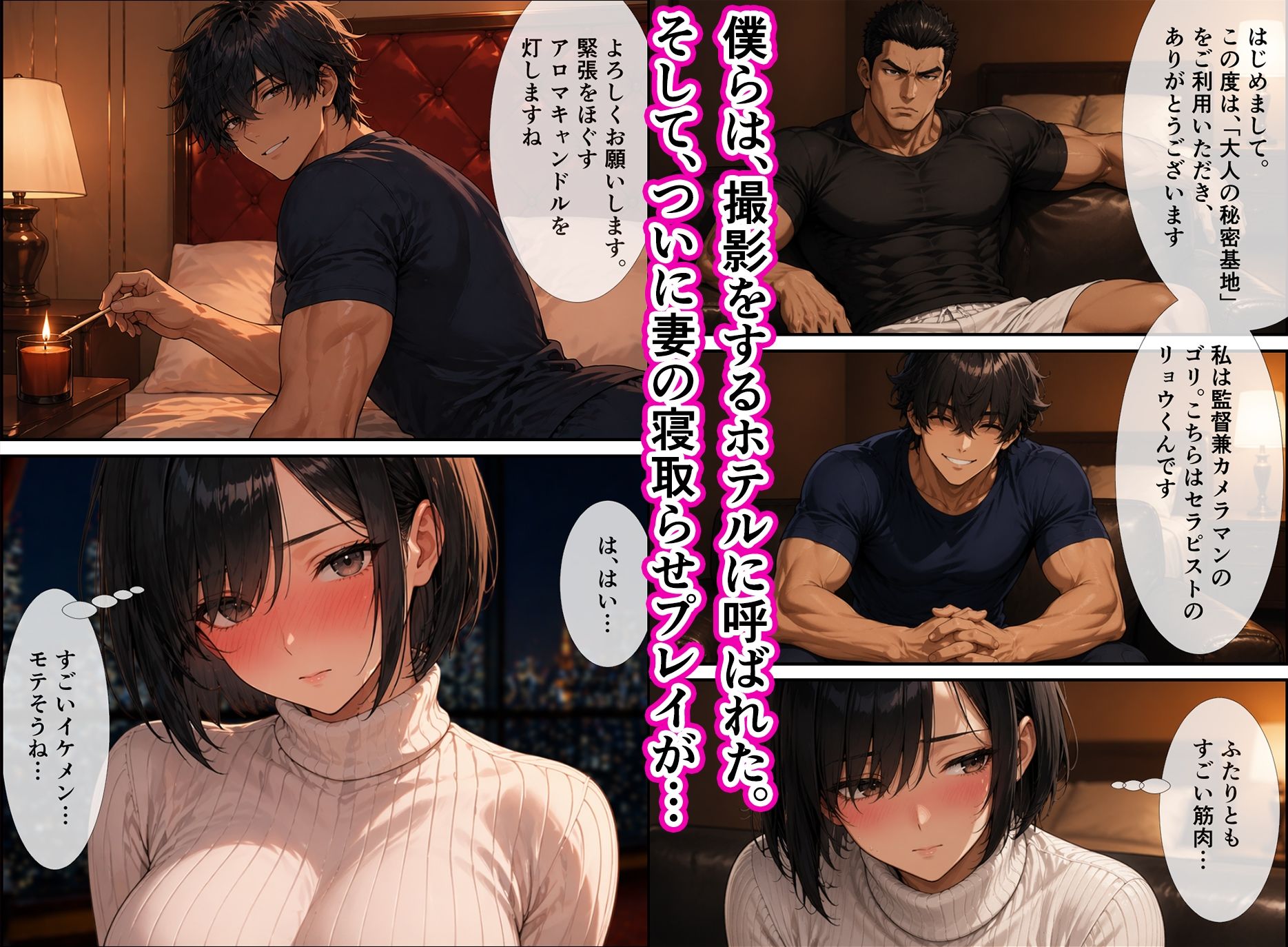 愛する妻を寝取らせ企画AVに出演させたらあまりの淫乱痴女ぶりで名作AVになってしまった件 サンプル画像4
