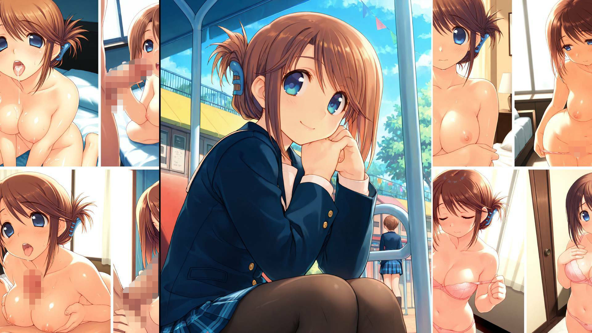 愛佳とエッチする話 サンプル画像1