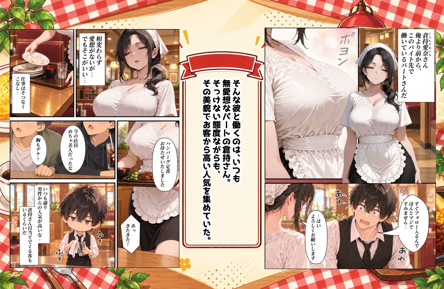 愛想がないバ先のパート人妻を俺のチンポで孕ませるまで サンプル画像2