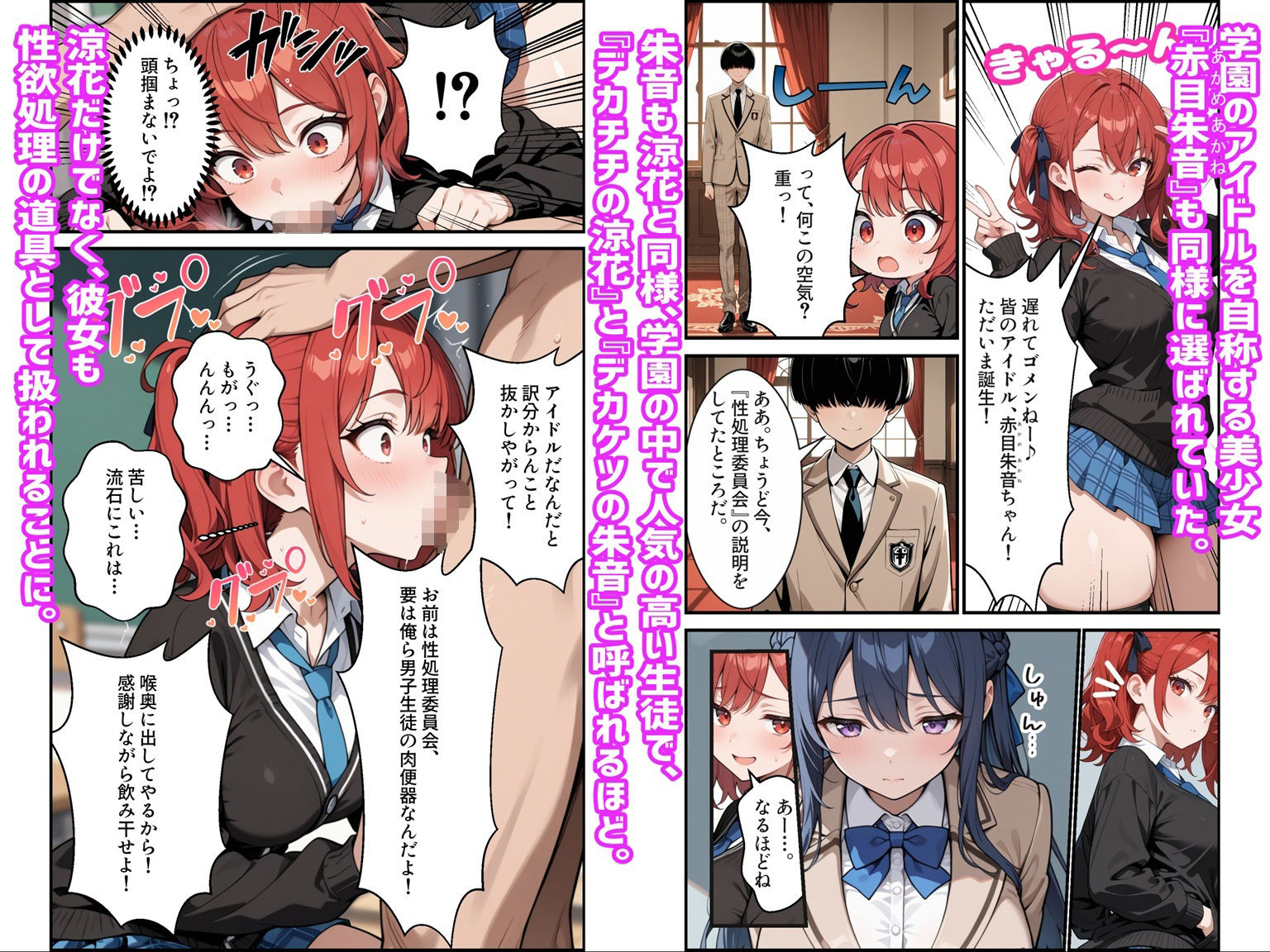 憧れの生徒会長は性処理肉便器 〜完全無欠の生徒会長、性処理委員に堕ちる〜 サンプル画像2