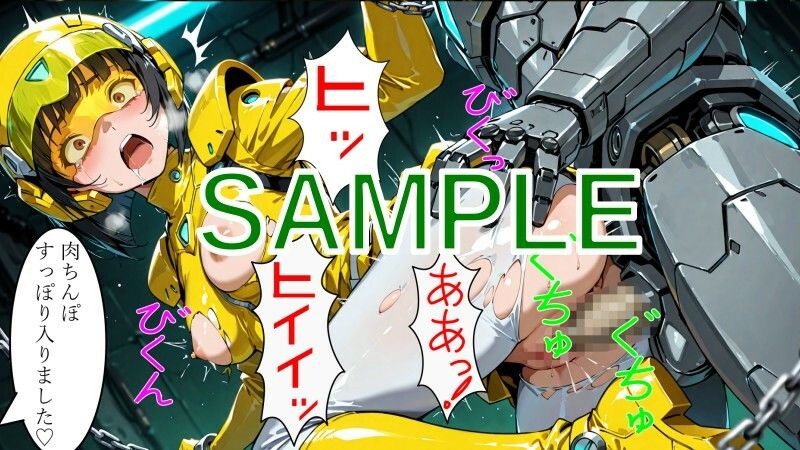 戦隊ヒロイン vs 絶倫メカゴリラ サンプル画像6