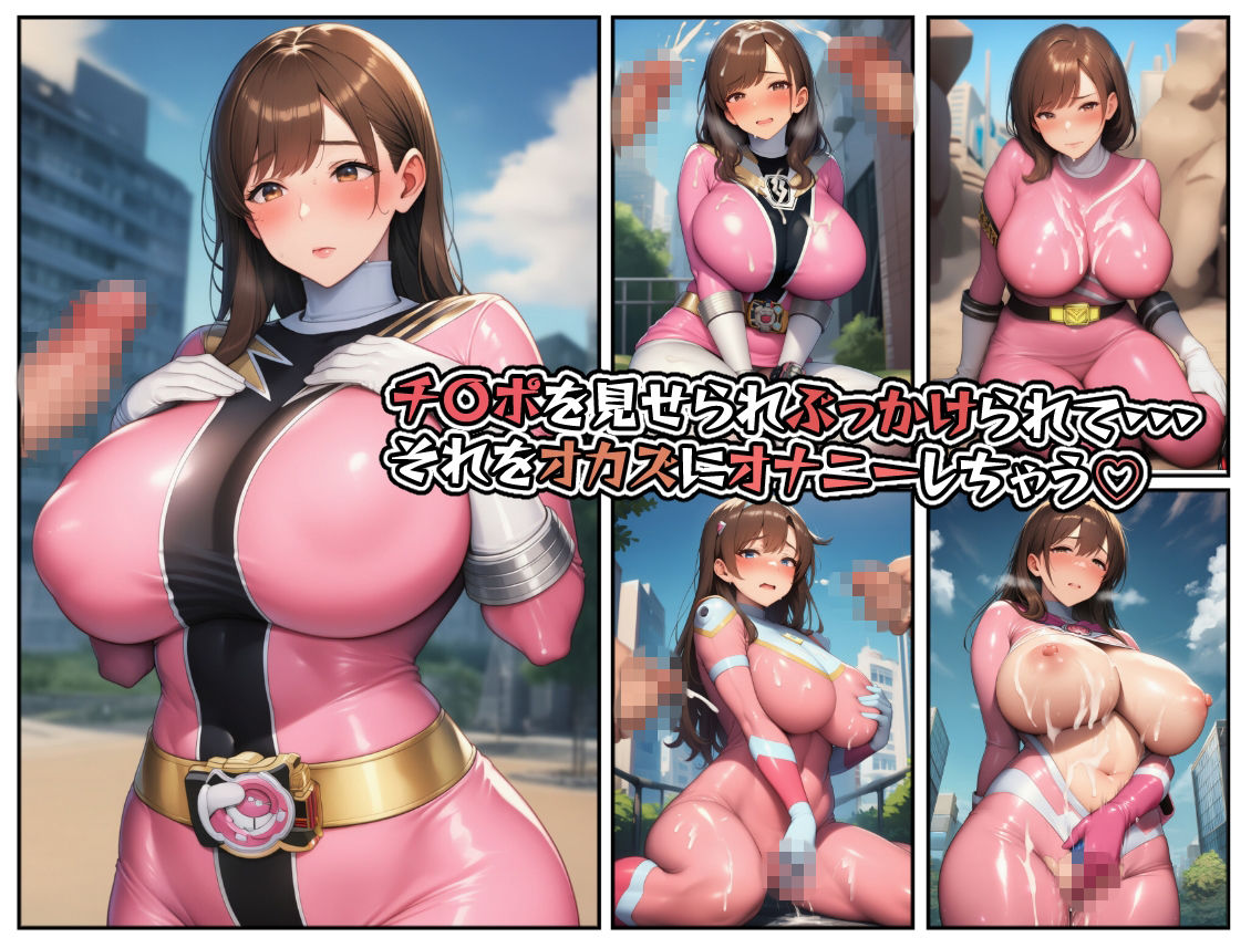 戦隊ピンク淫乱マゾメス化計画 サンプル画像5