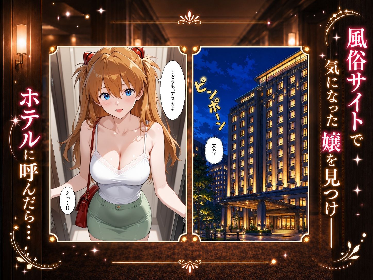 扉を開けたらア〇カが立っていた サンプル画像1
