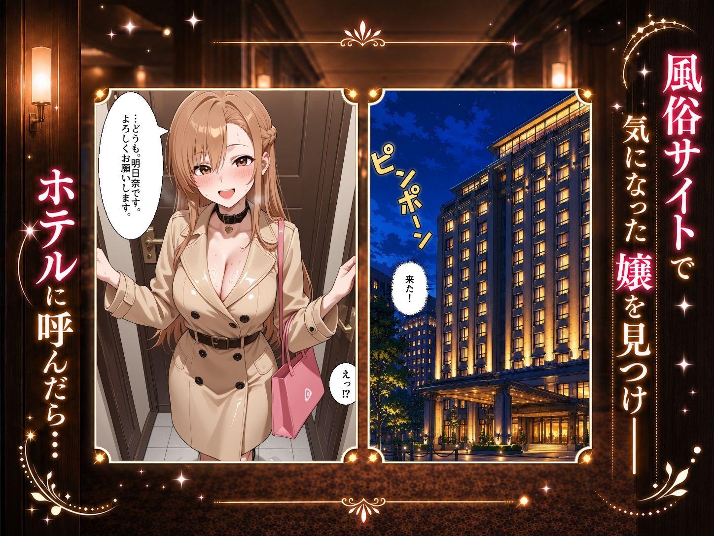 扉を開けたら明〇奈が立っていた サンプル画像1