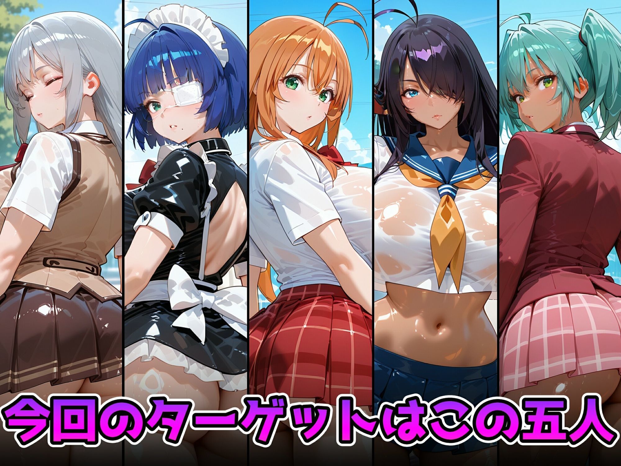 抵抗できないヒロインたちを快楽堕ちさせてみた  一騎〇千編 サンプル画像1