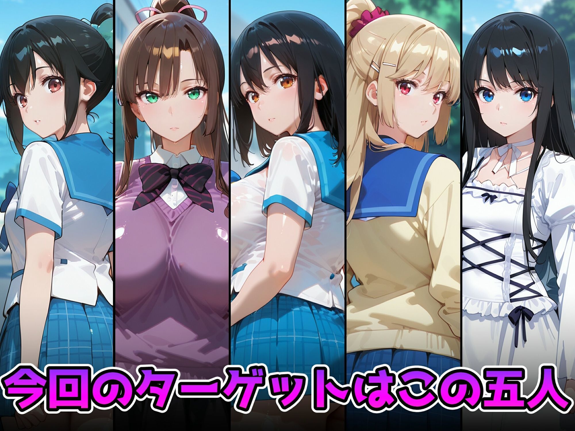 抵抗できないヒロイン達を快楽堕ちさせてみた  スト〇ラ編 サンプル画像1