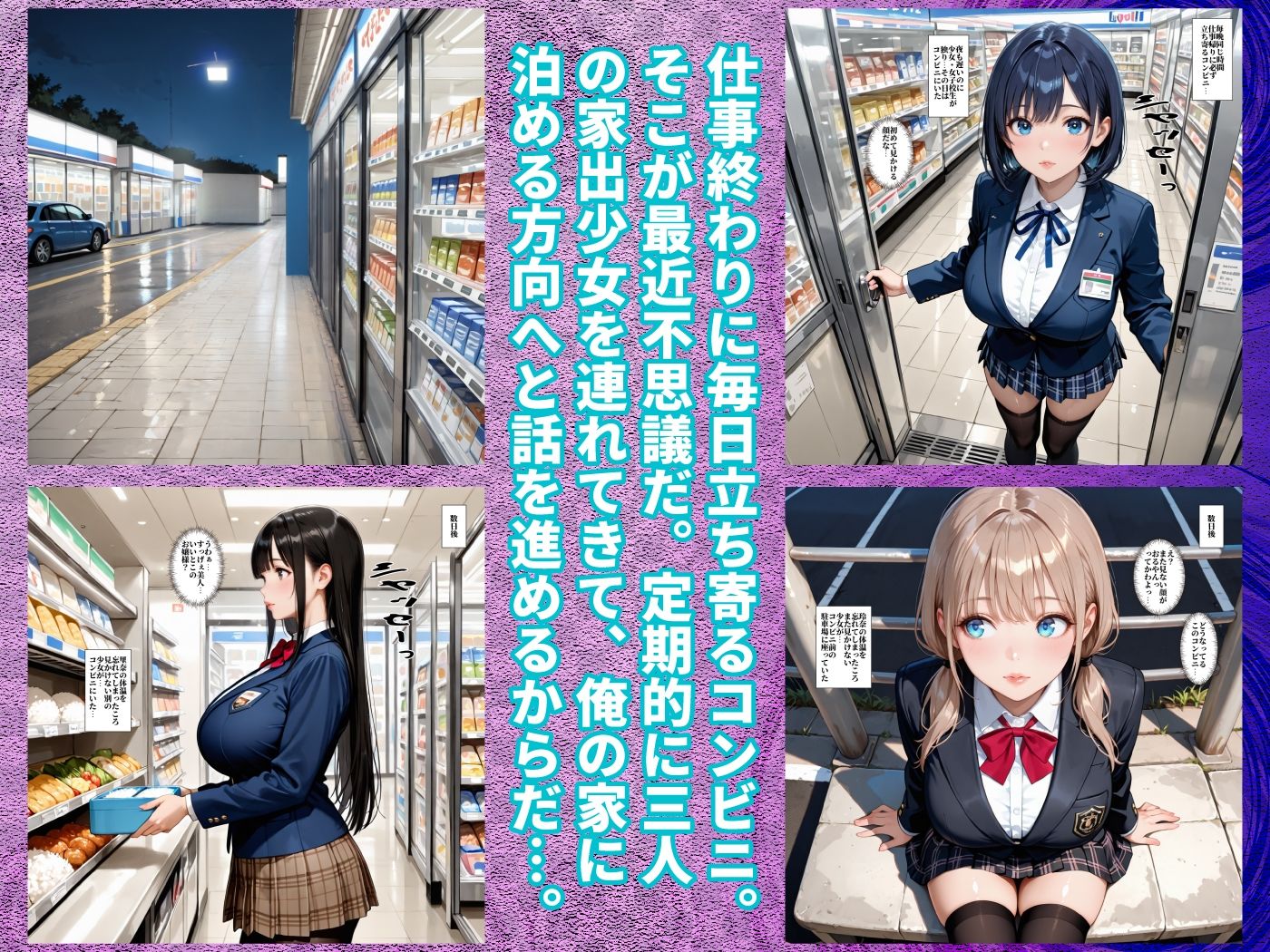拾った家出少女の体温─コンビニ前の女子校生にお節介焼いたら、朝まで俺の部屋にいた…─ サンプル画像5