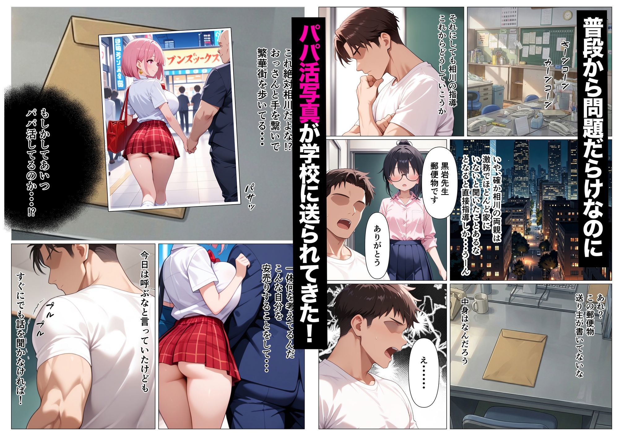 指導部屋は問題児エロかわギャルとのイチャラブ部屋になりました サンプル画像2