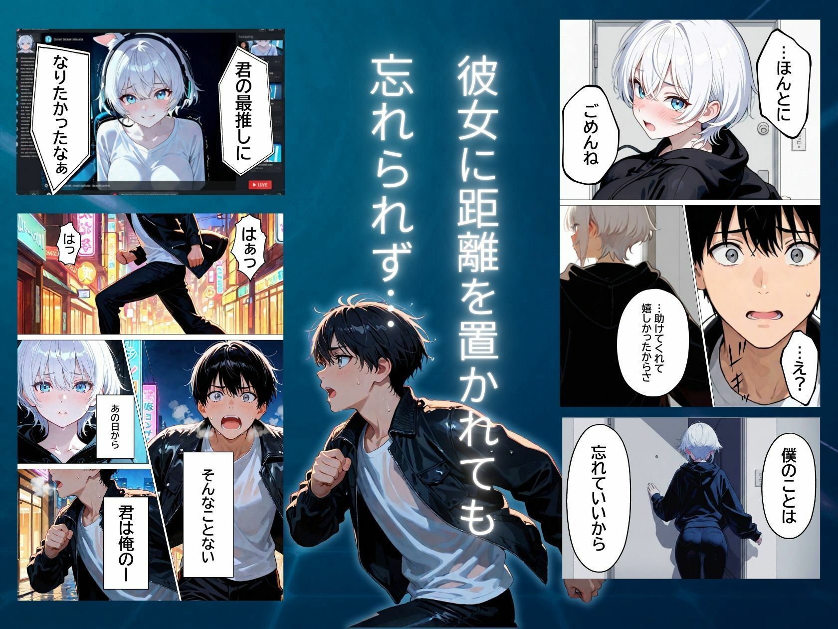 推しじゃない巨乳Vtuberに嫉妬されて朝まで騎乗位で犯●れたら、俺は恋に落ちてしまった サンプル画像6