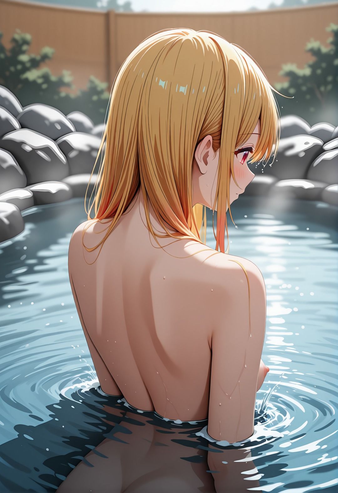 推しの◯星野◯ビー催●温泉旅館混浴洗体愛撫フェラ挿入凌●NTRエロCG集120枚 サンプル画像4