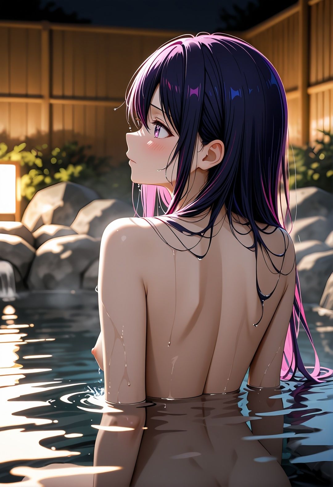 推しの〇・星〇ア〇が温泉旅館で赤縄拘束！巨漢おやじ達に輪●乱交され連続イキ地獄 サンプル画像4