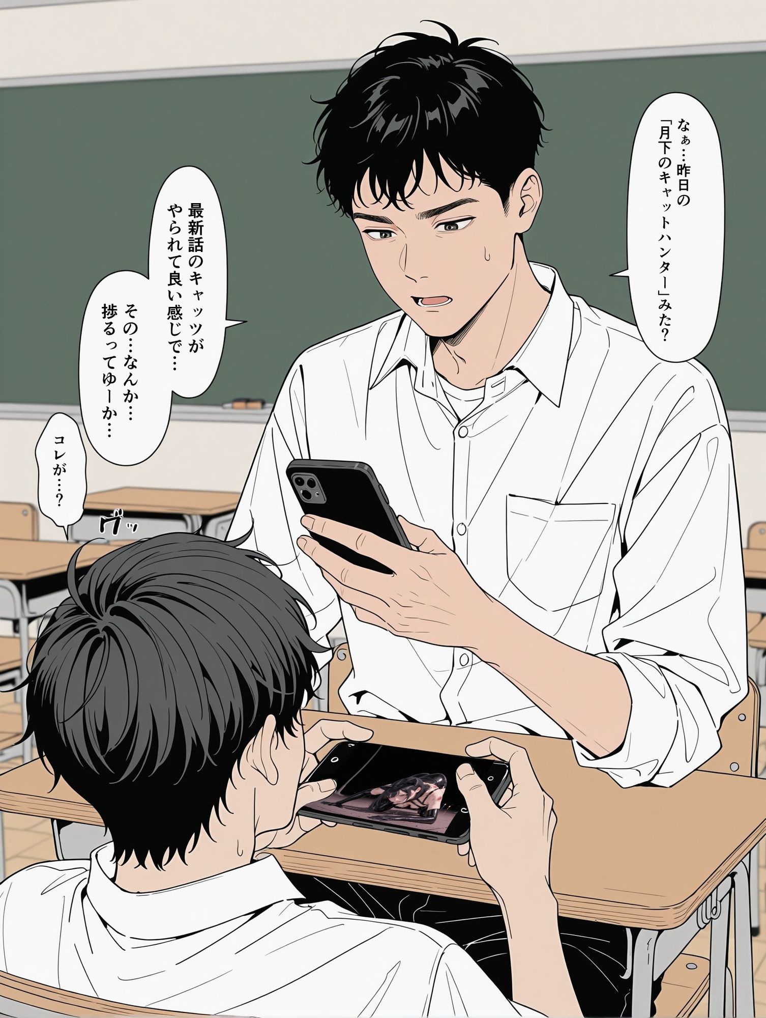 推しアニメが同じだっただけなのに サンプル画像2