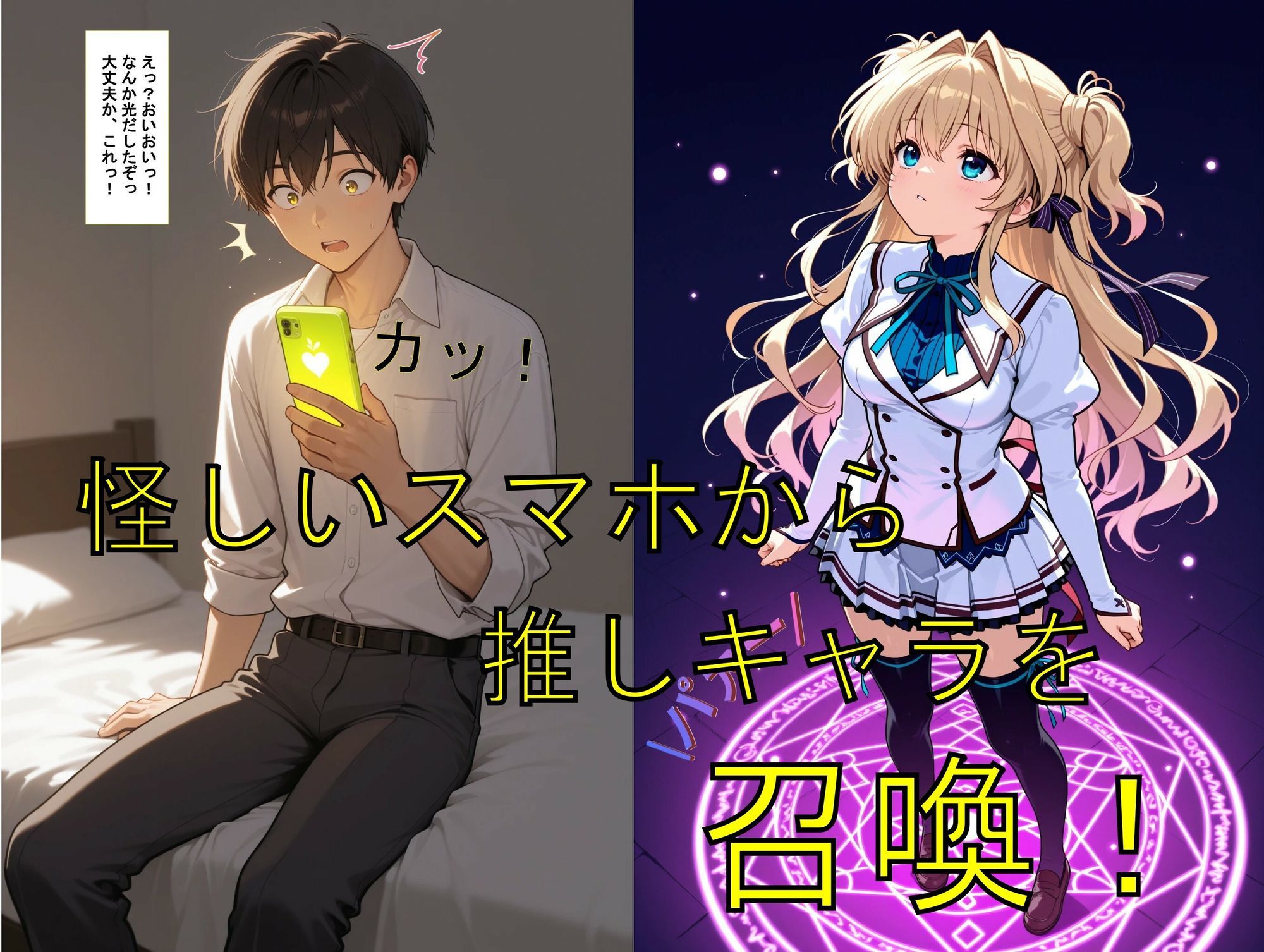 推しキャラ召喚した俺！ ツンデレ？いえいえデレデレ美少女を堪能する 〜瀬〇  愛理〜ver サンプル画像1