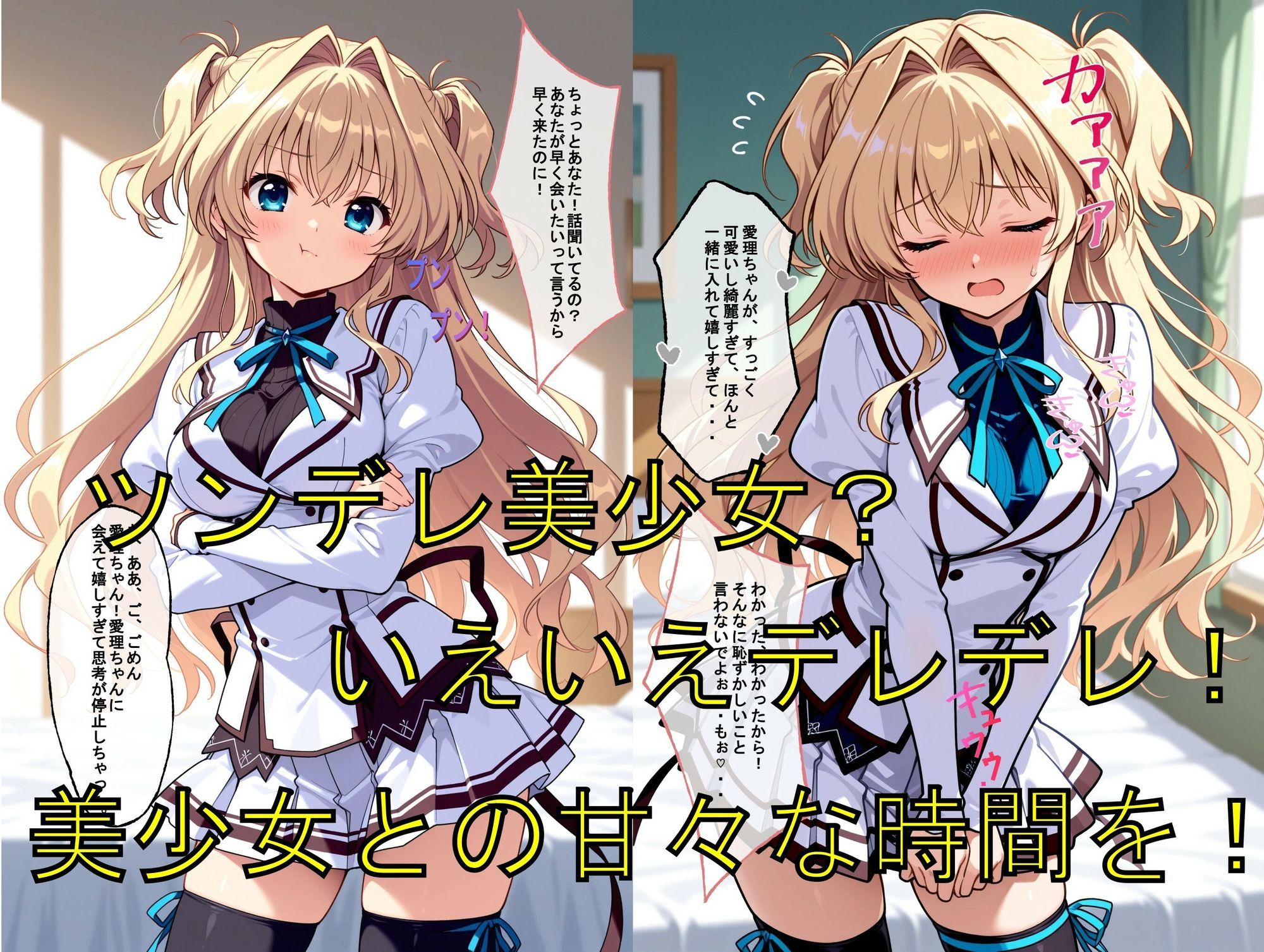 推しキャラ召喚した俺！ ツンデレ？いえいえデレデレ美少女を堪能する 〜瀬〇  愛理〜ver サンプル画像2