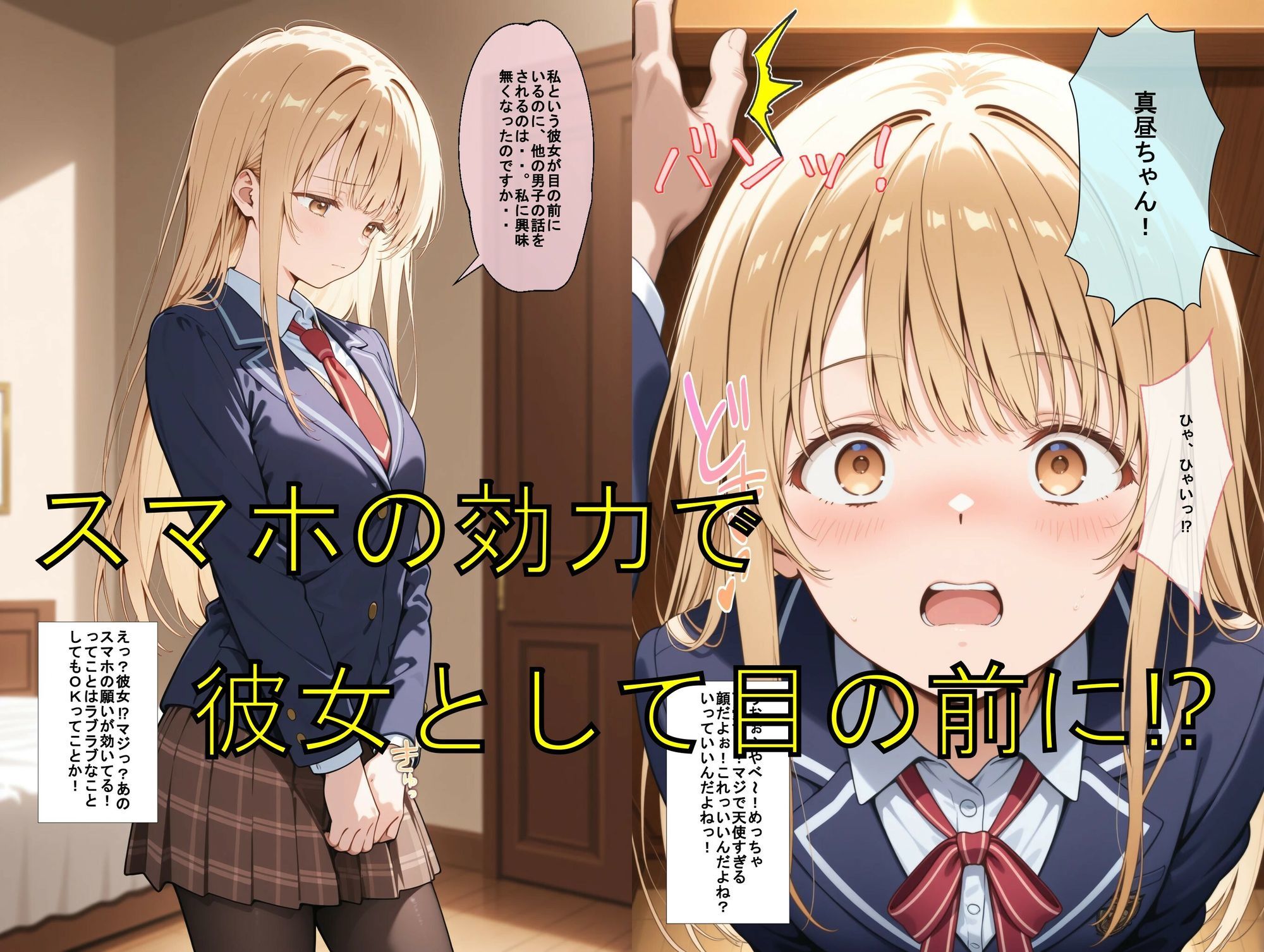 推しキャラ召喚した俺！  天使様のような可愛い美少女とラブラブな時間を  〜椎〇  真昼〜ver サンプル画像2