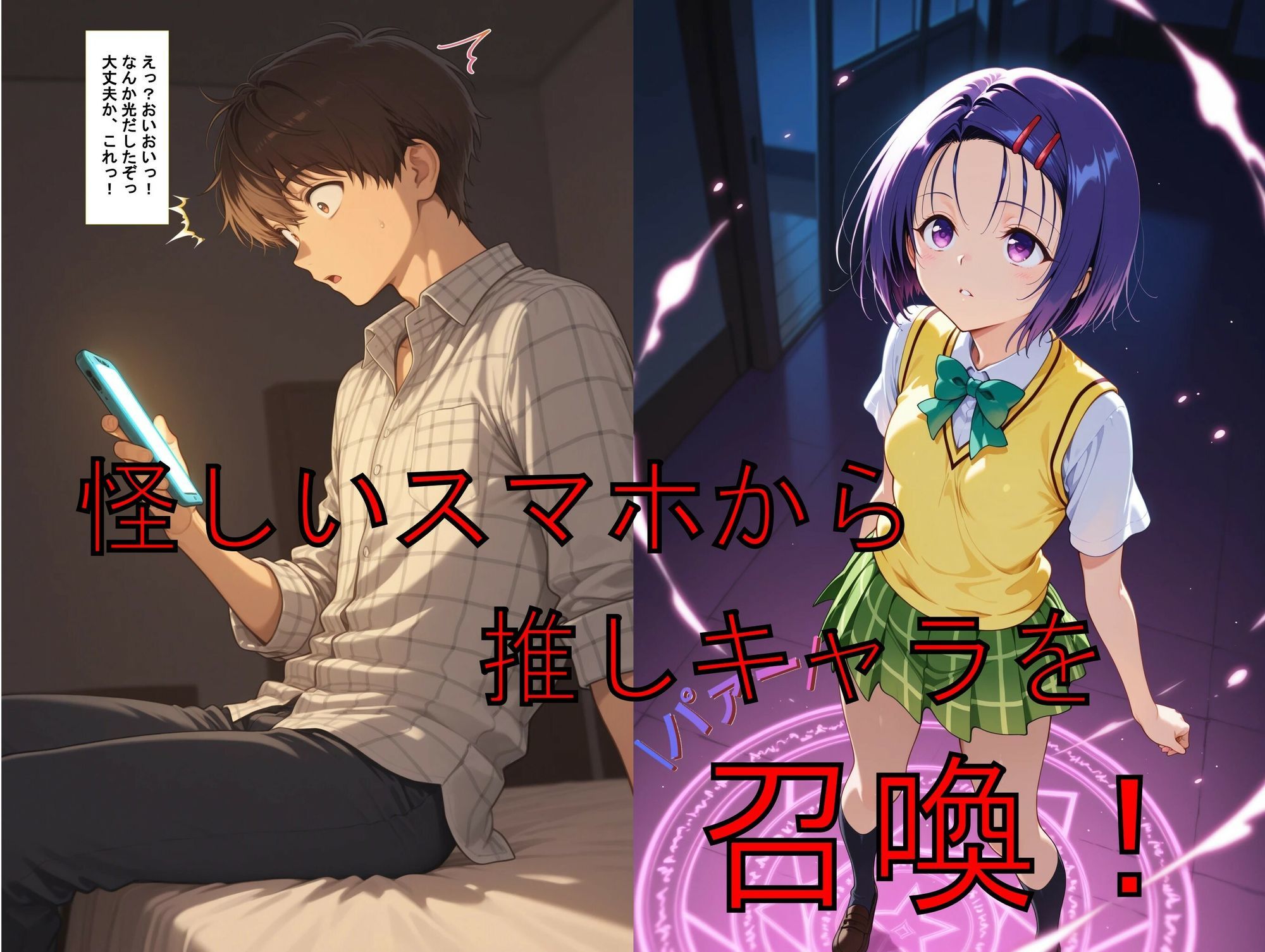 推しキャラ召喚した俺！容姿端麗な美少女を犯しつくす！ 〜西連〇  春菜〜ver サンプル画像1