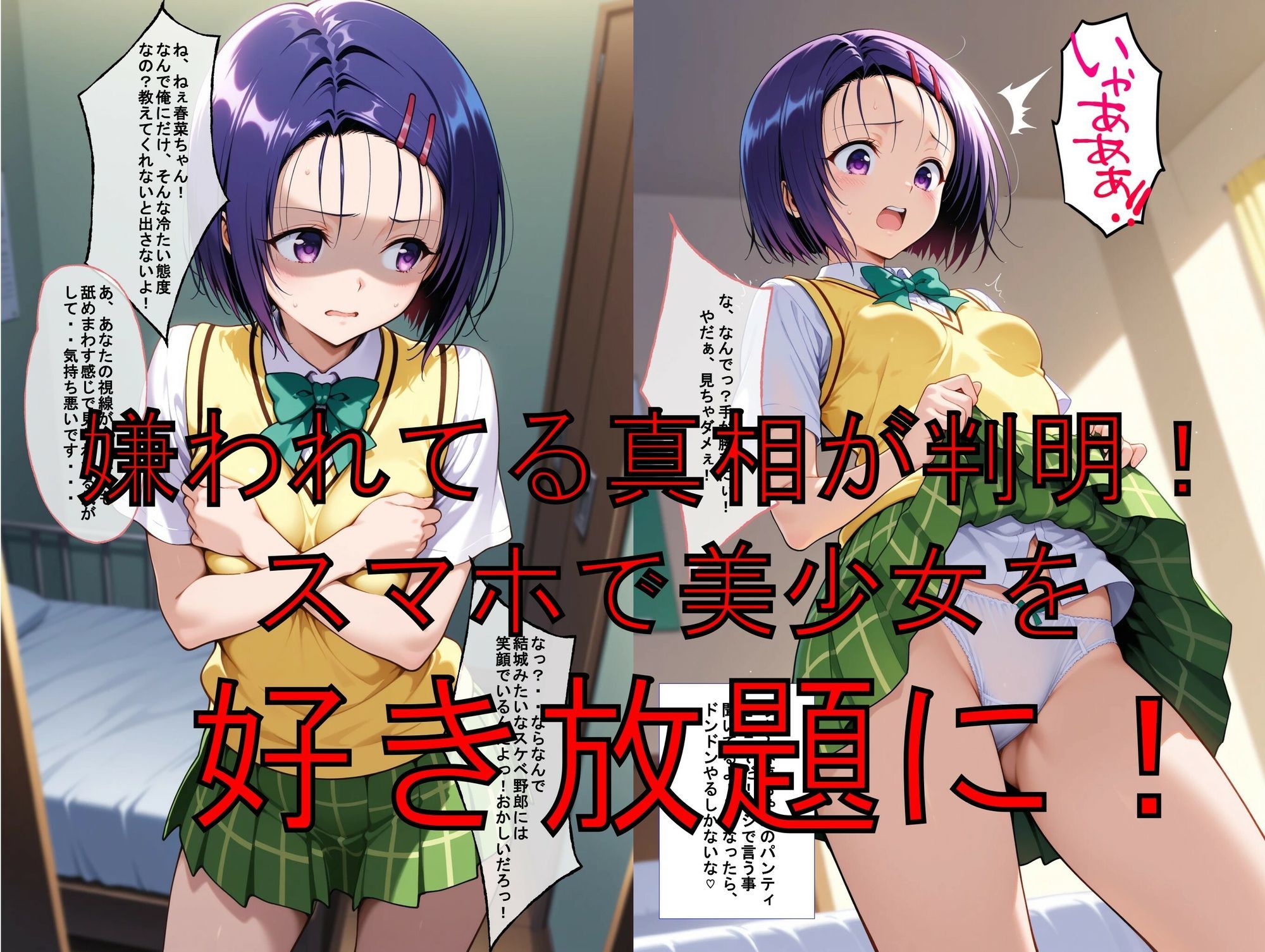 推しキャラ召喚した俺！容姿端麗な美少女を犯しつくす！ 〜西連〇  春菜〜ver サンプル画像2
