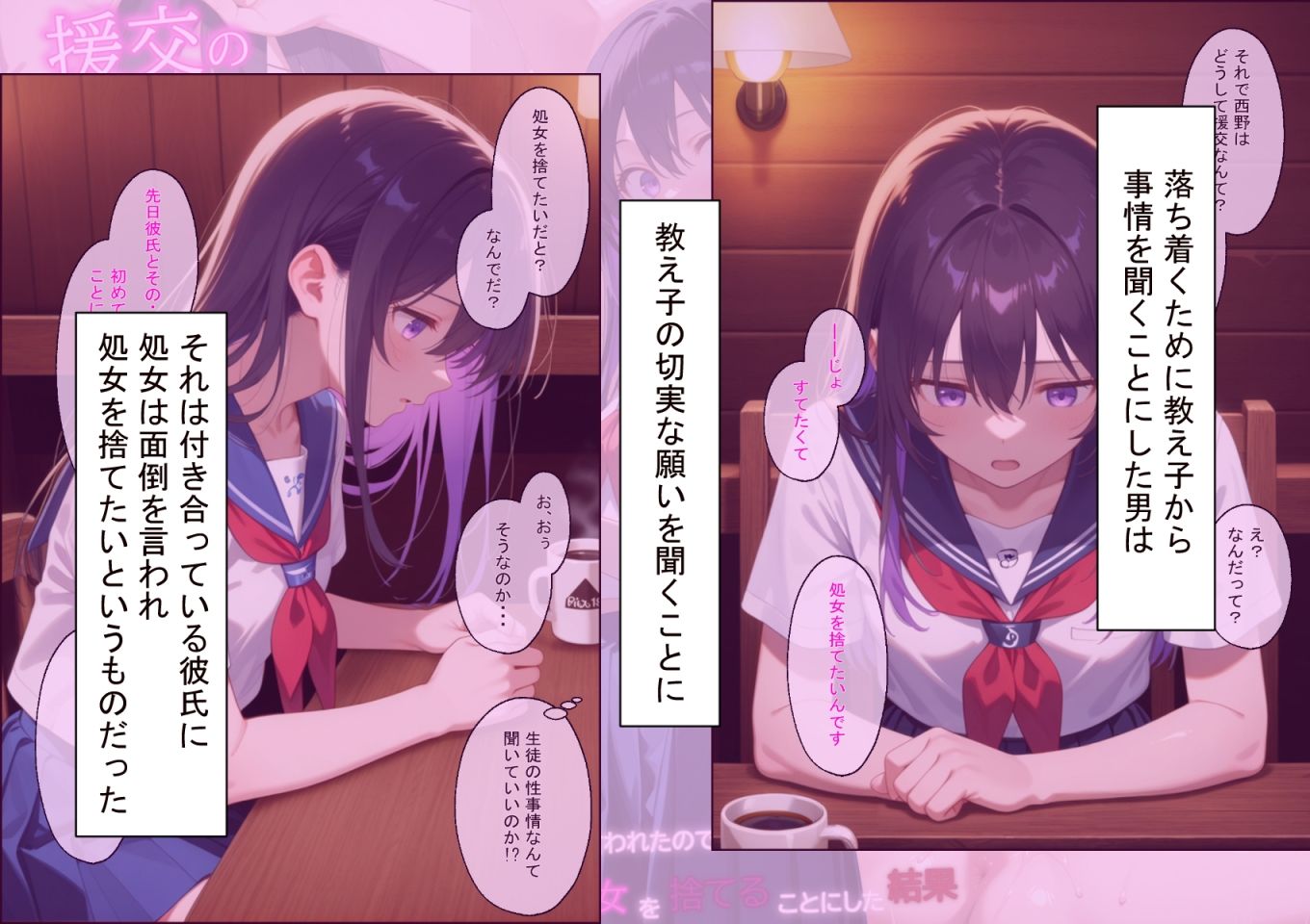 援交の待ち合わせ場所に担当する教え子が待っていました サンプル画像3