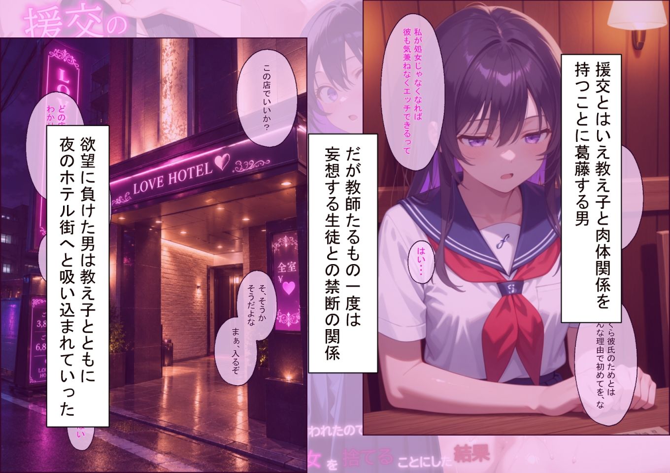 援交の待ち合わせ場所に担当する教え子が待っていました サンプル画像4