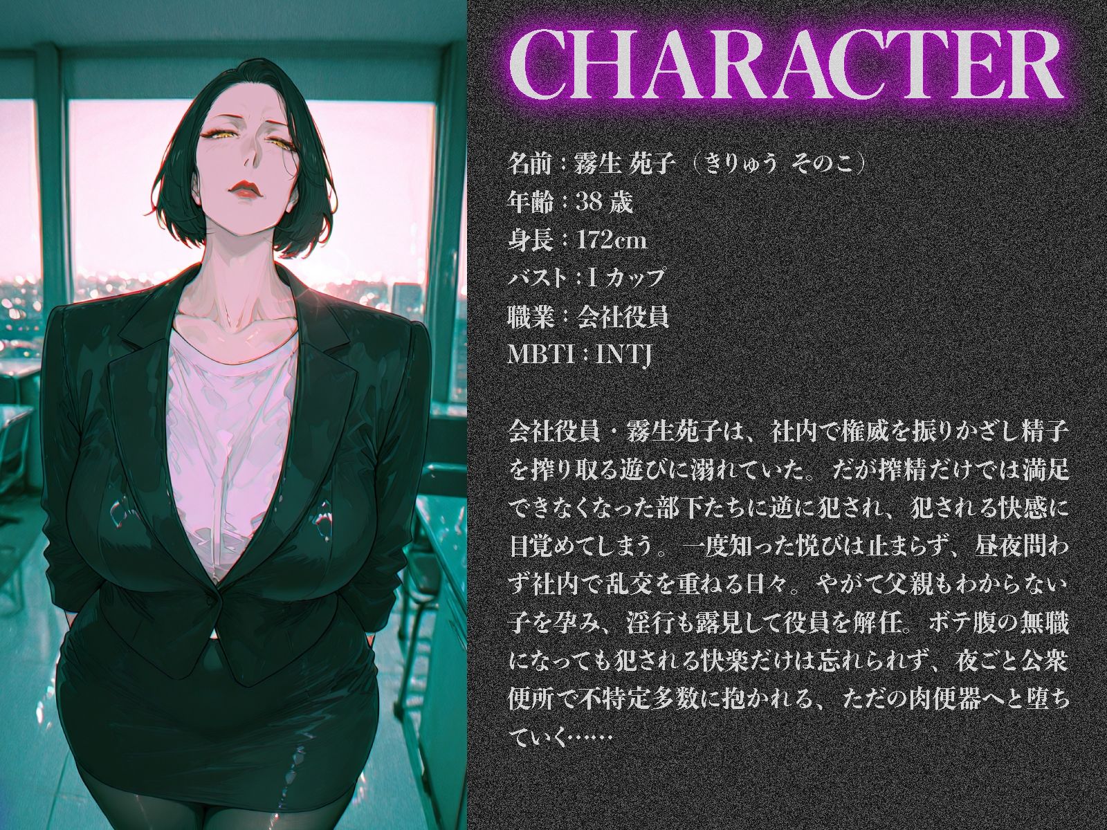 搾精してた女役員が部下達に犯●れ孕んで肉便器に堕ちるまでの全記録 サンプル画像1