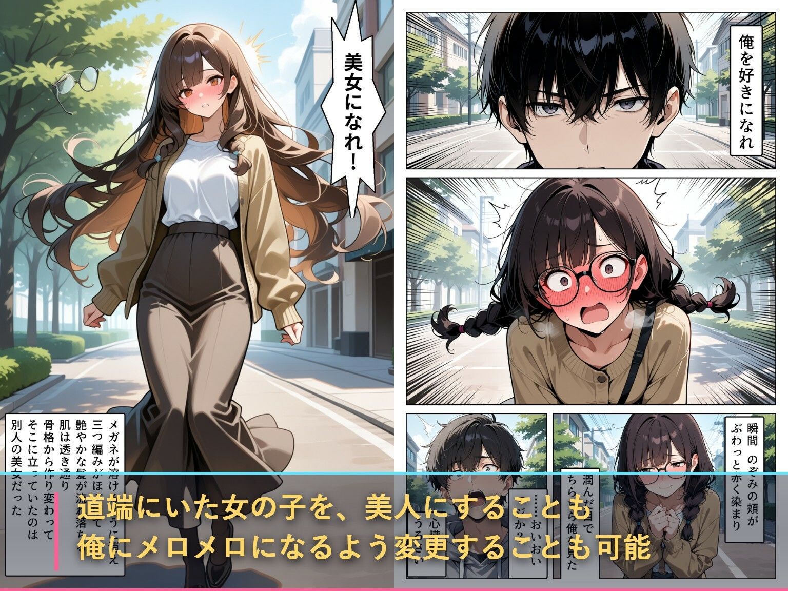 改変チートで街一帯を俺のものにしてみた サンプル画像2