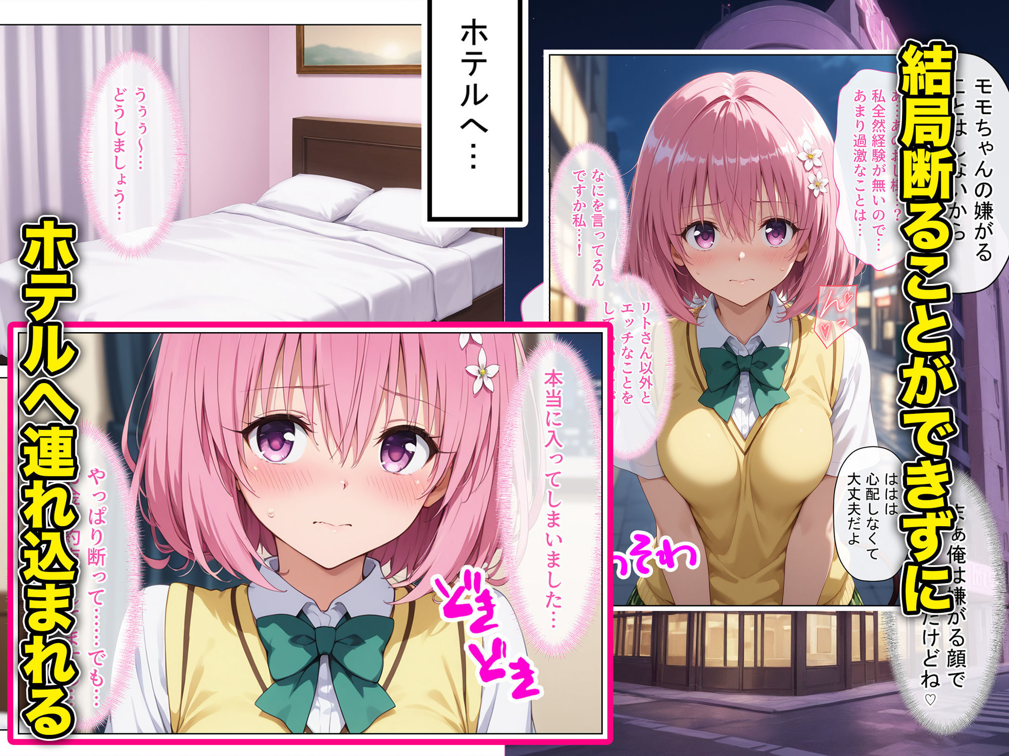 放課後、彼女たちはパパと会う〜本番NGのはずが…生中出し種付けレ●プされてまさかの快楽堕ち〜 サンプル画像4
